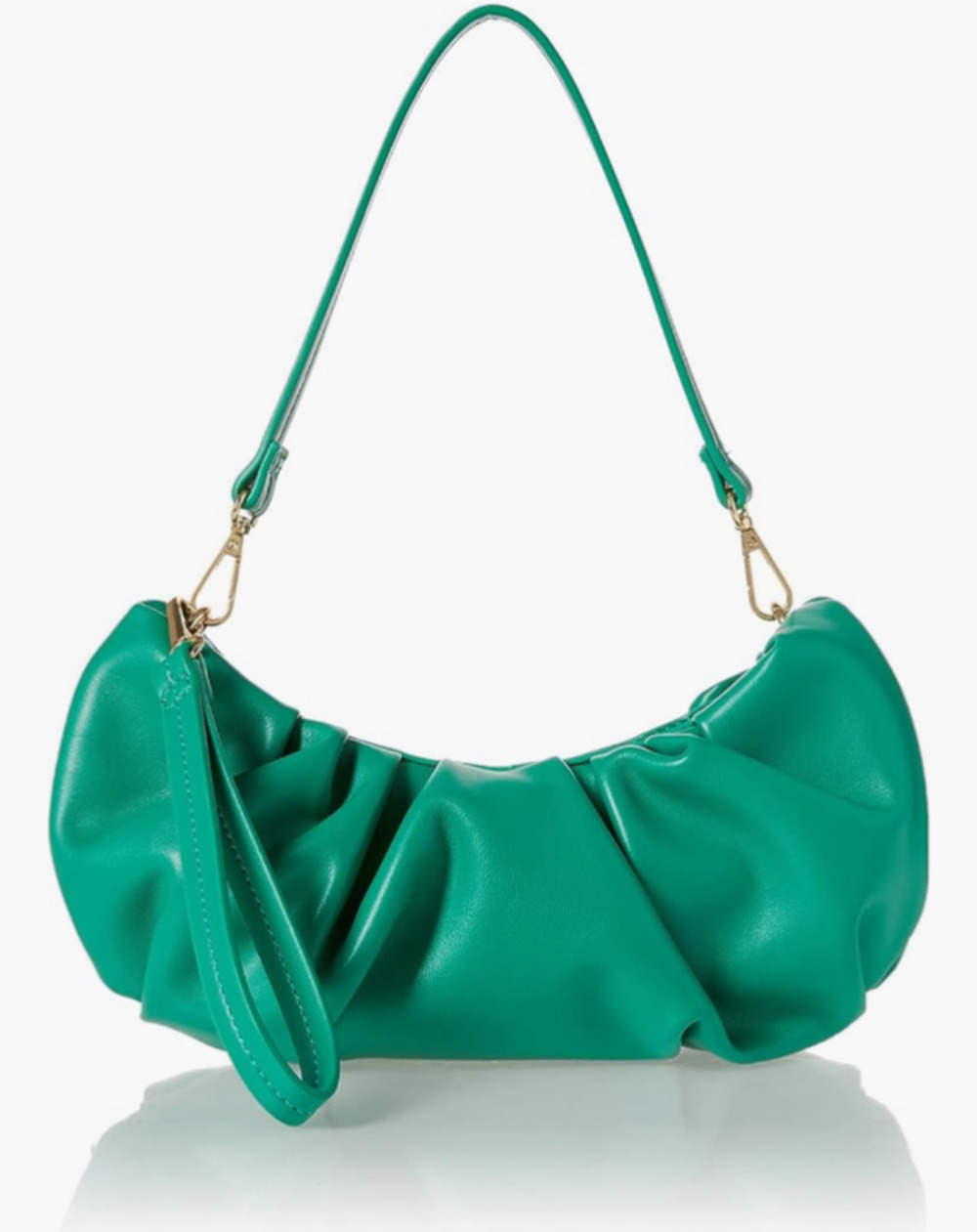 The Drop Ula Convertible Clutch – NWT – Ultramarine Green Faux Leather Bag